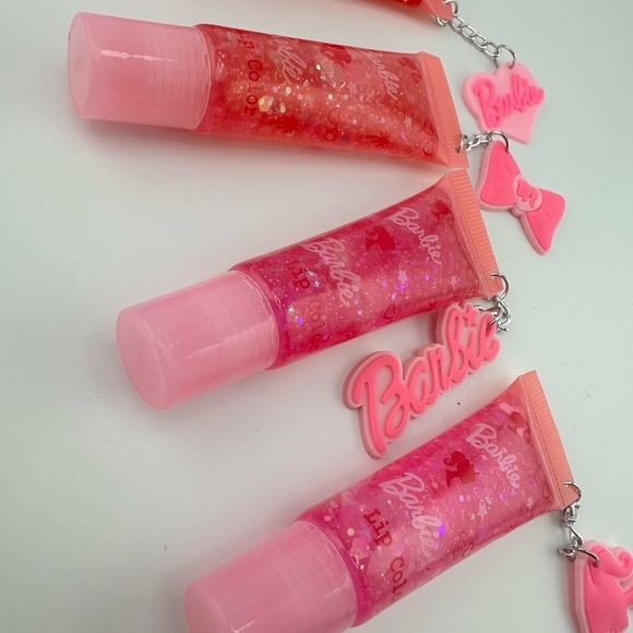 Barbie 4 pack Keychain gloss glitter- Brand new! - Picture 3 of 5